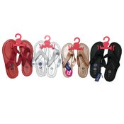 Wholesale - *OUTSIDE OF CA* WOMEN GLITTER SANDAL 4-ASST COLORS/5-ASST SIZE C/P 40, UPC: 158992805070